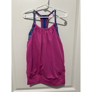 Ivivva By Lululemon Pink Purple Double Dutch Tank Top Size 7‎ Girls